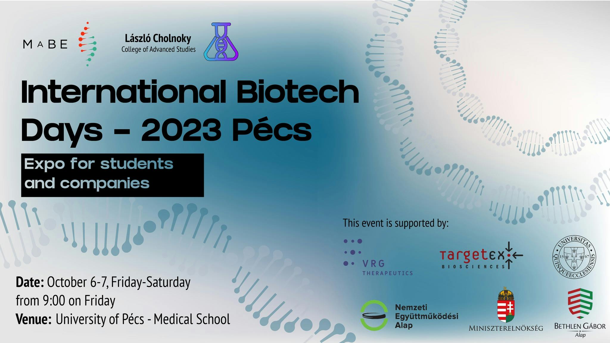International Biotech Days -2023 Pécs borítóképe