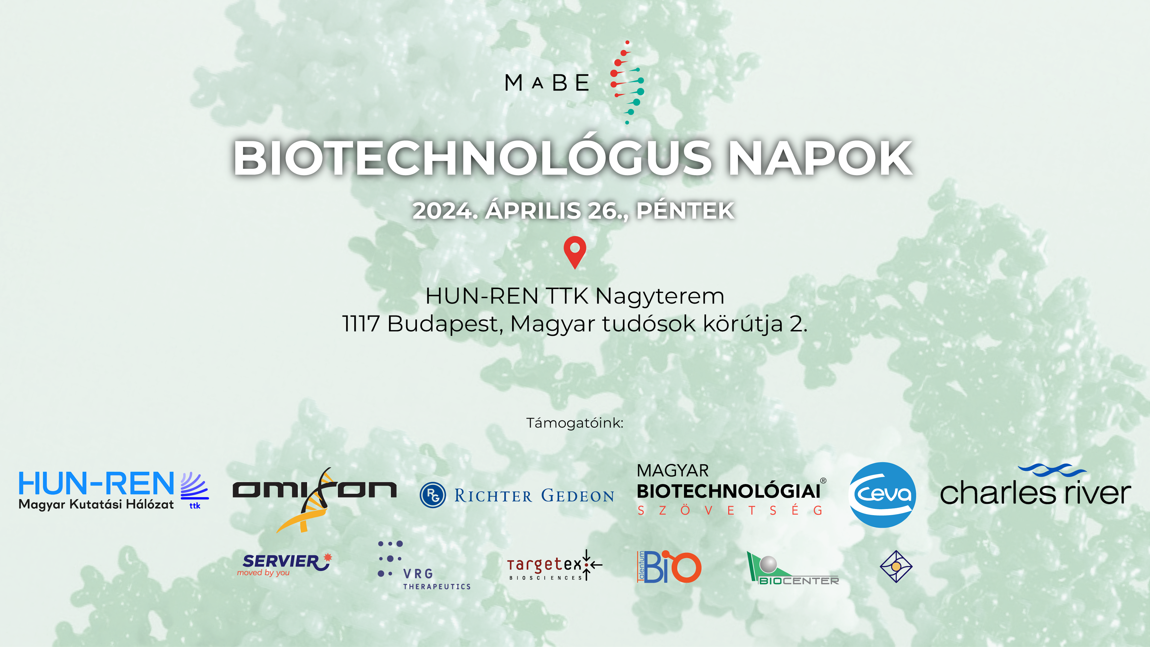 Biotechnológus Napok - 2024 borítóképe
